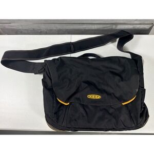 Keen HybridLife Messenger Bag Black Ripstop Nylon Laptop Crossbody Large